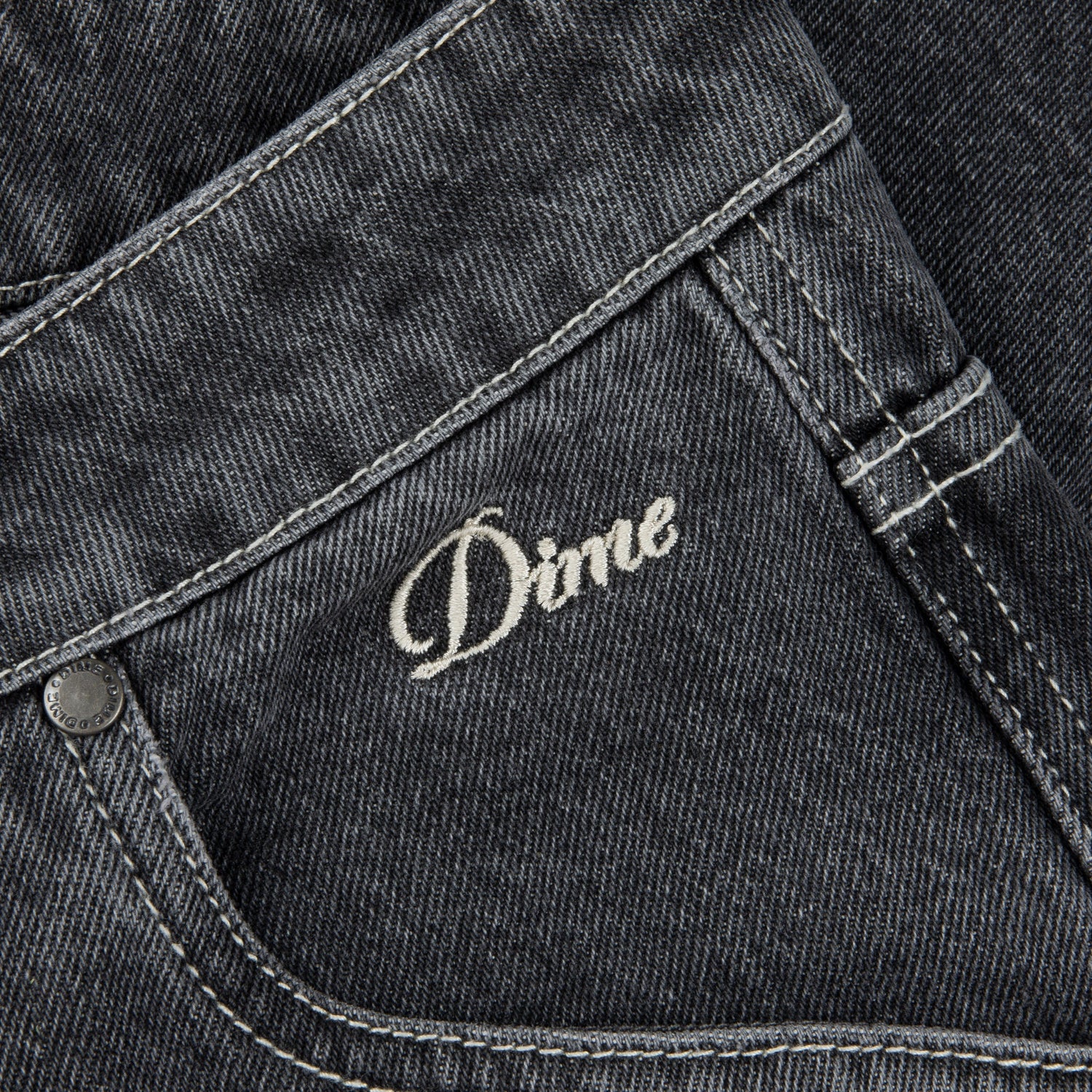 Classic Denim Shorts, Black