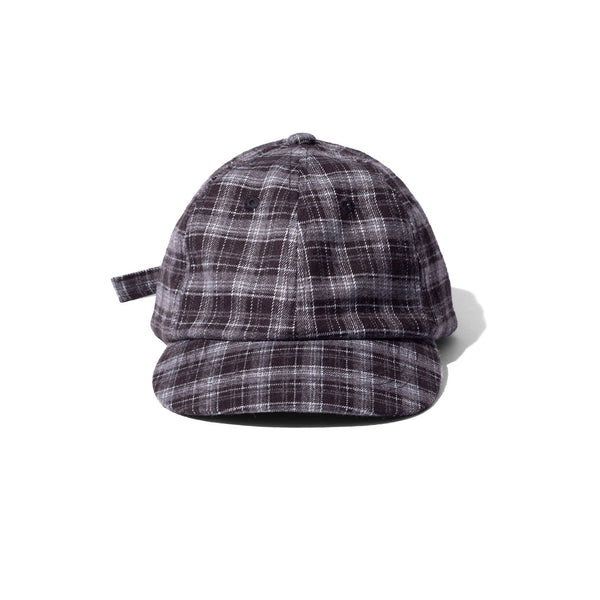 Velvet Checkmate Hat, Black / White