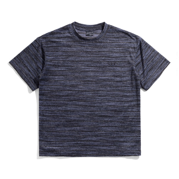 Velvet Lush Tee, Navy Marle