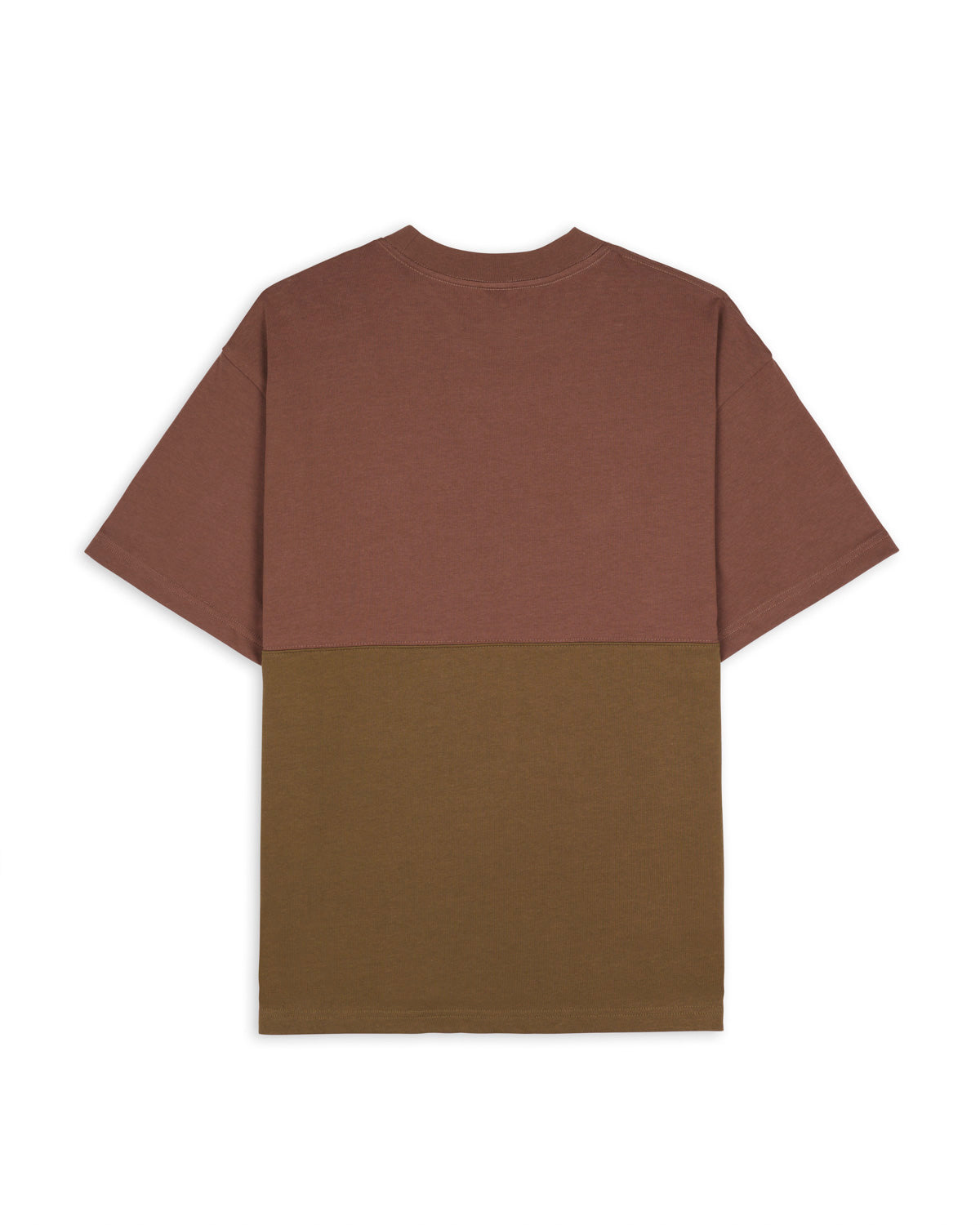 Amoeba Football Tee, Brown / Olive