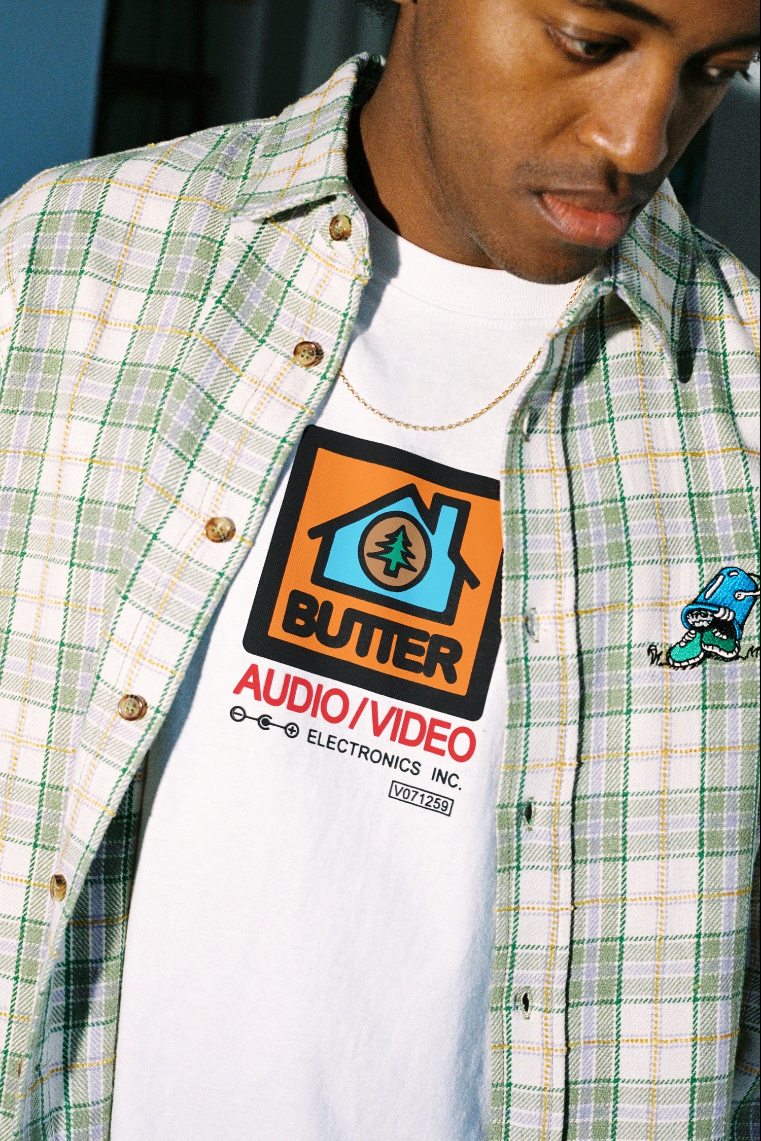 Bucket Plaid Shirt, Sage