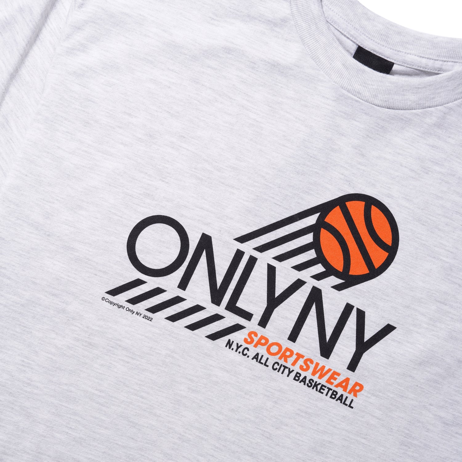 All City Basketball Tee, Ash