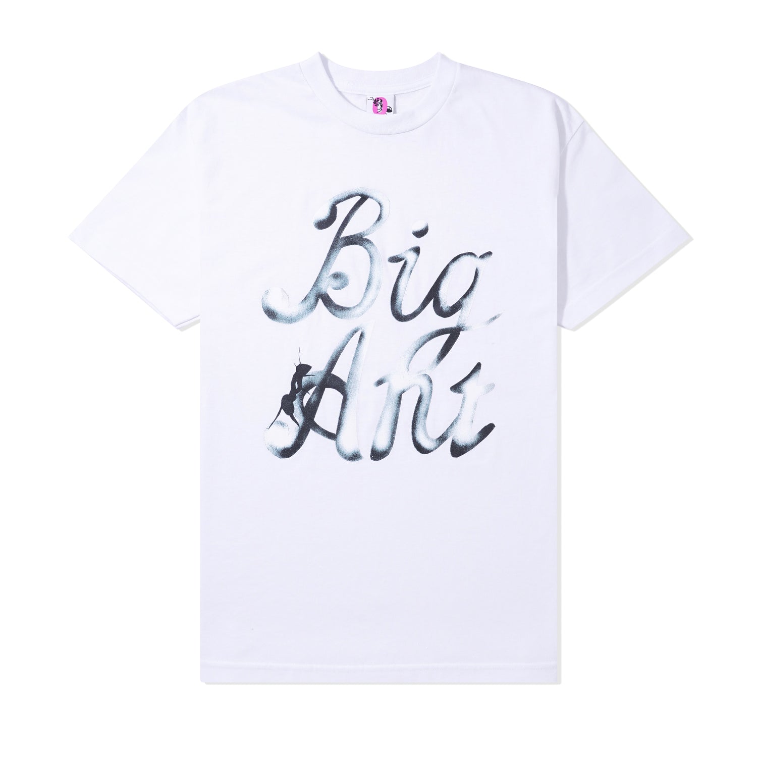 Script Tee, White
