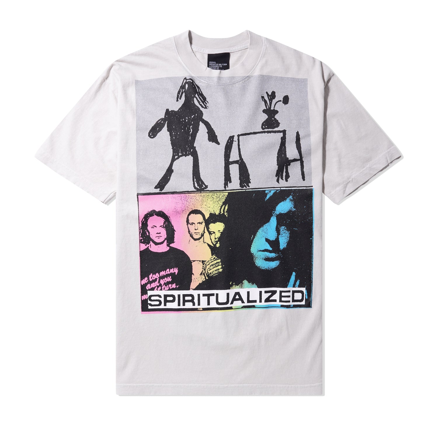 Spiritualized Adults Tee, Concrete