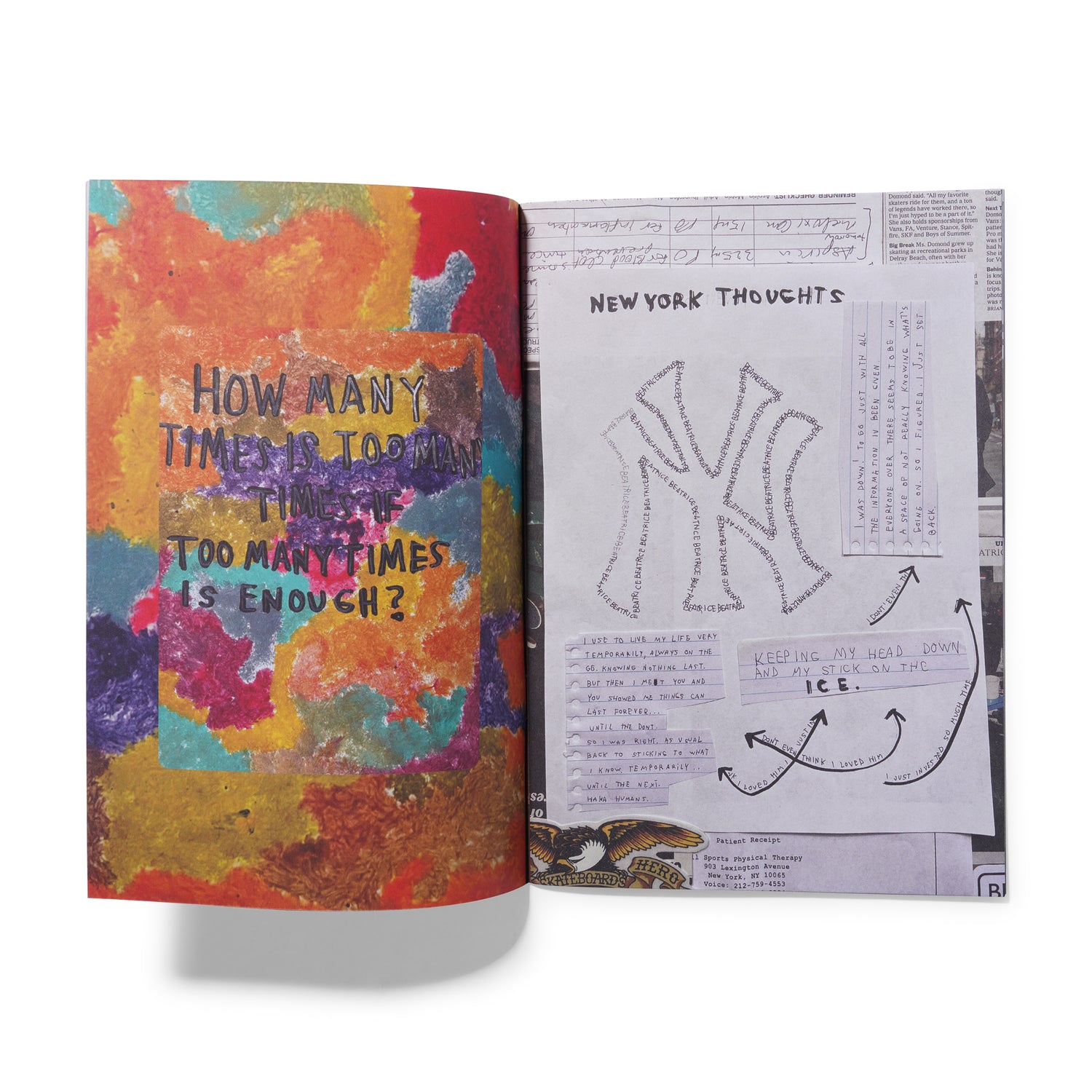Beatrice Domond - the one that gone away Zine
