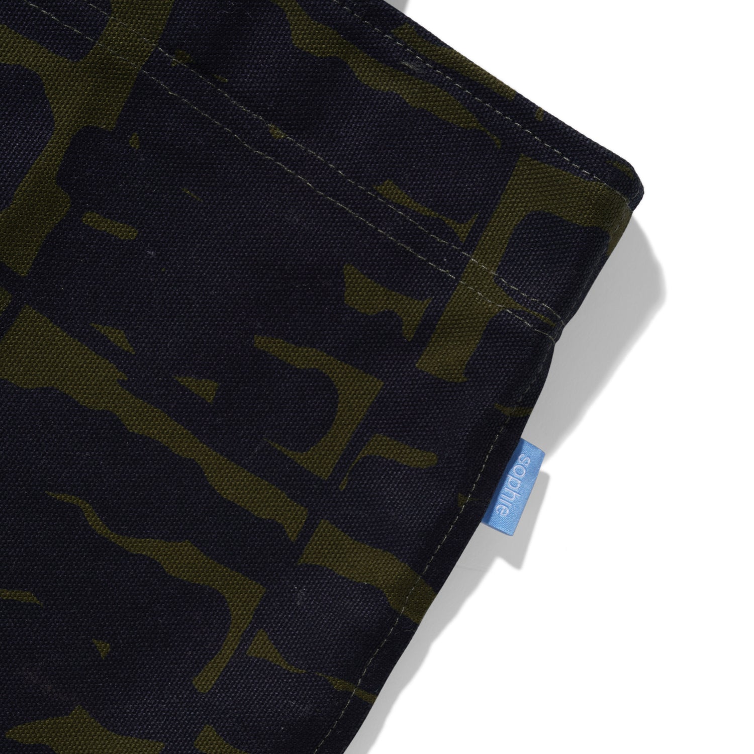 Draft Canvas Bag, Midnight on Olive