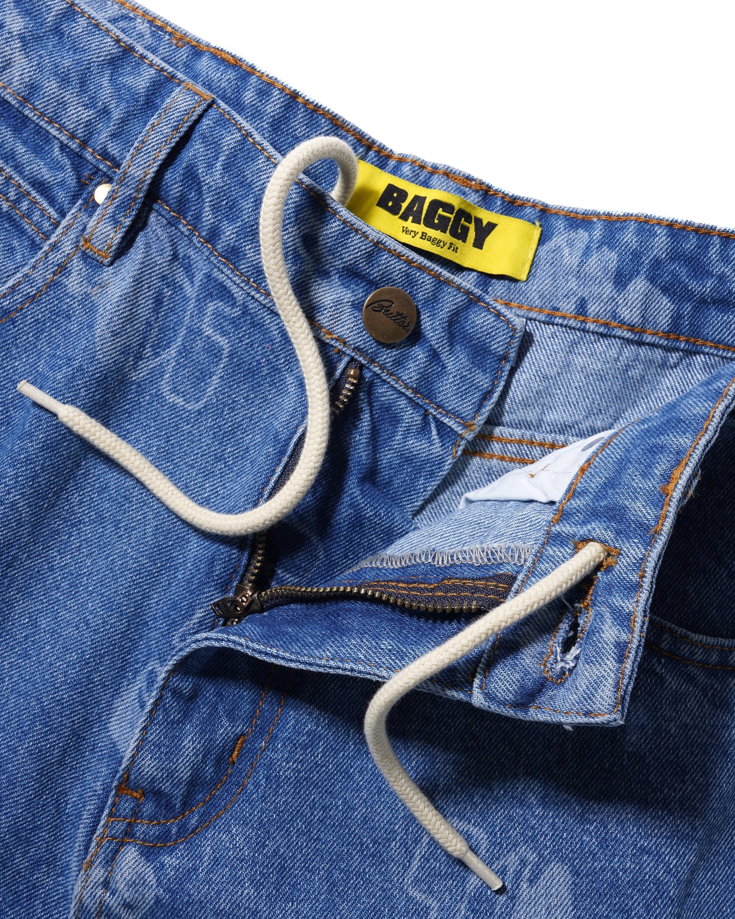 Screw Denim Jeans, Washed Indigo