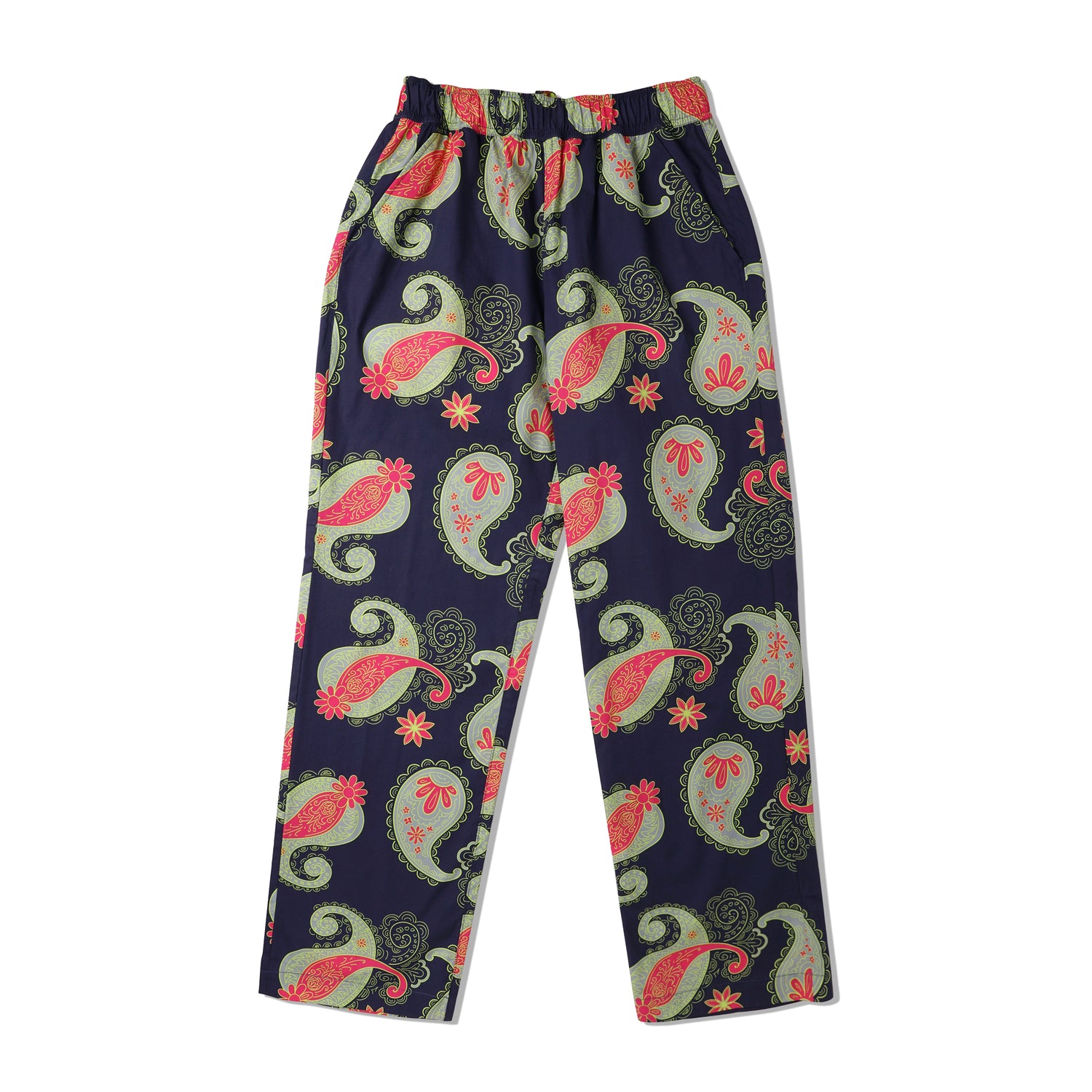 Printed Poplin Pants, Paisley