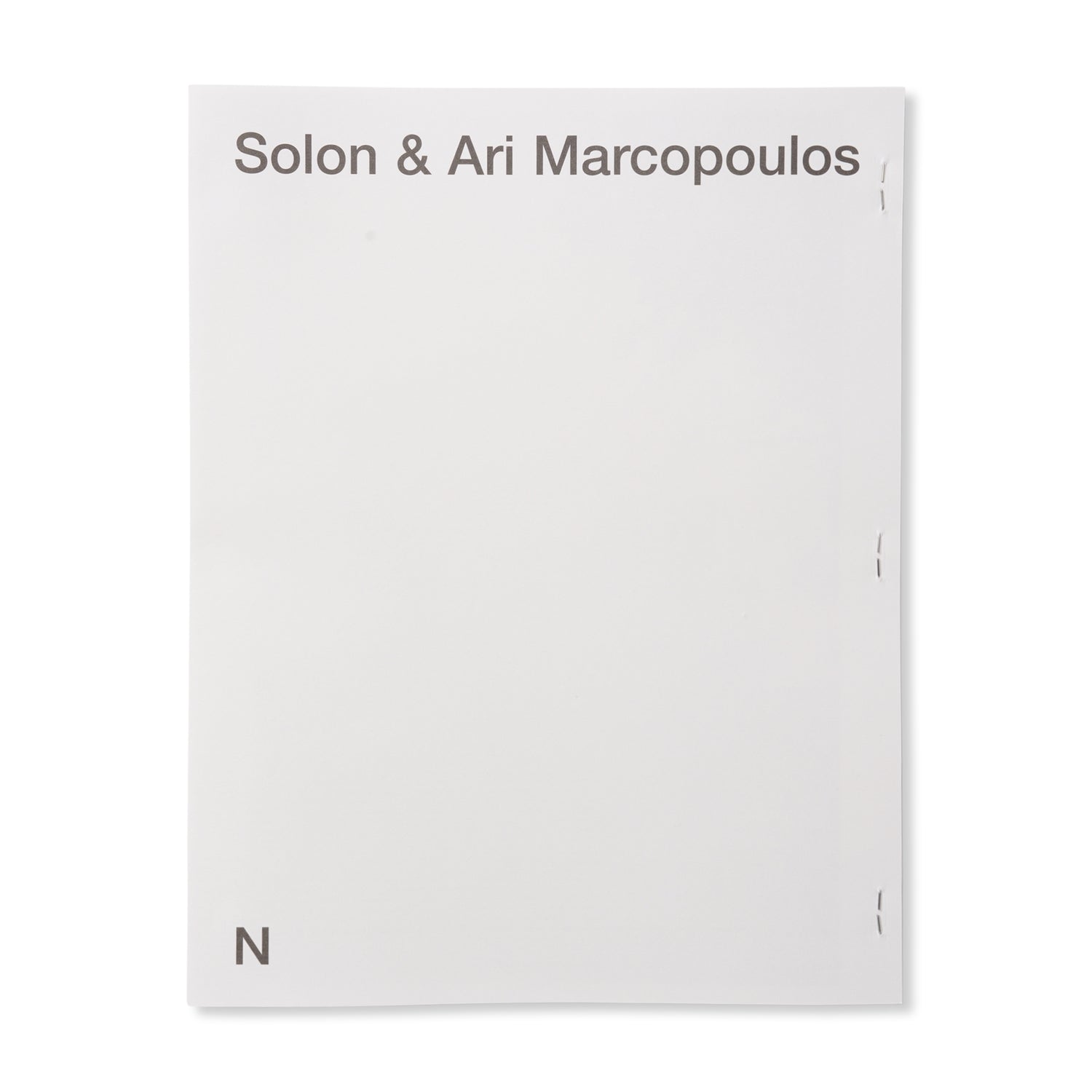 Ari Marcopoulos 'Solon'