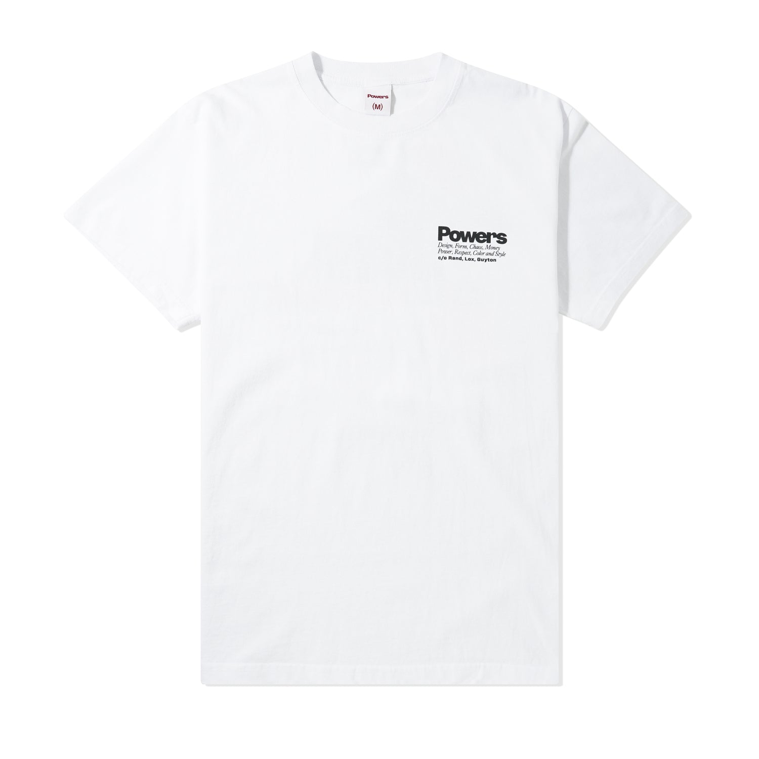 Money Power Respect Tee, White