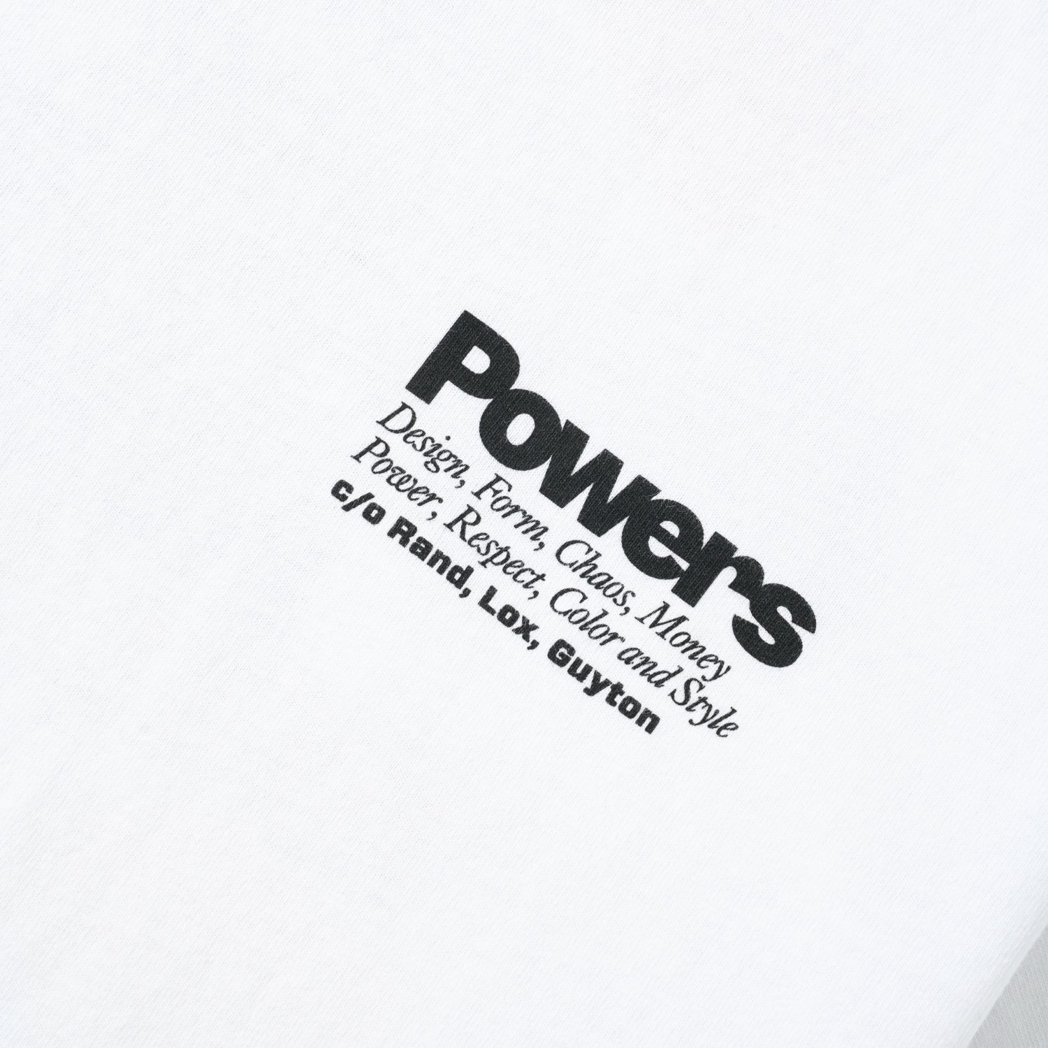 Money Power Respect Tee, White