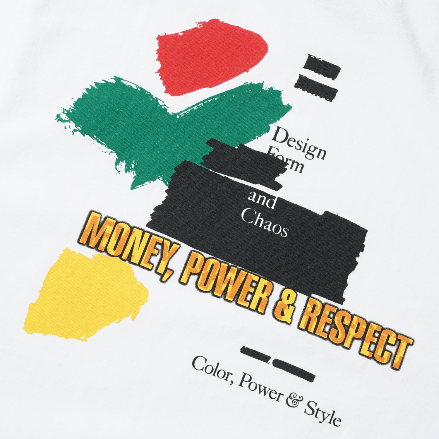 Money Power Respect Tee, White