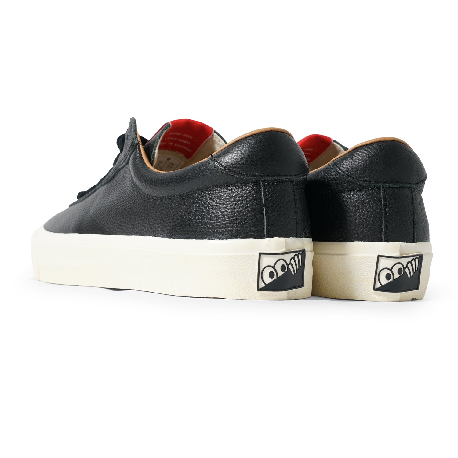 VM001 Leather Lo, Black / White