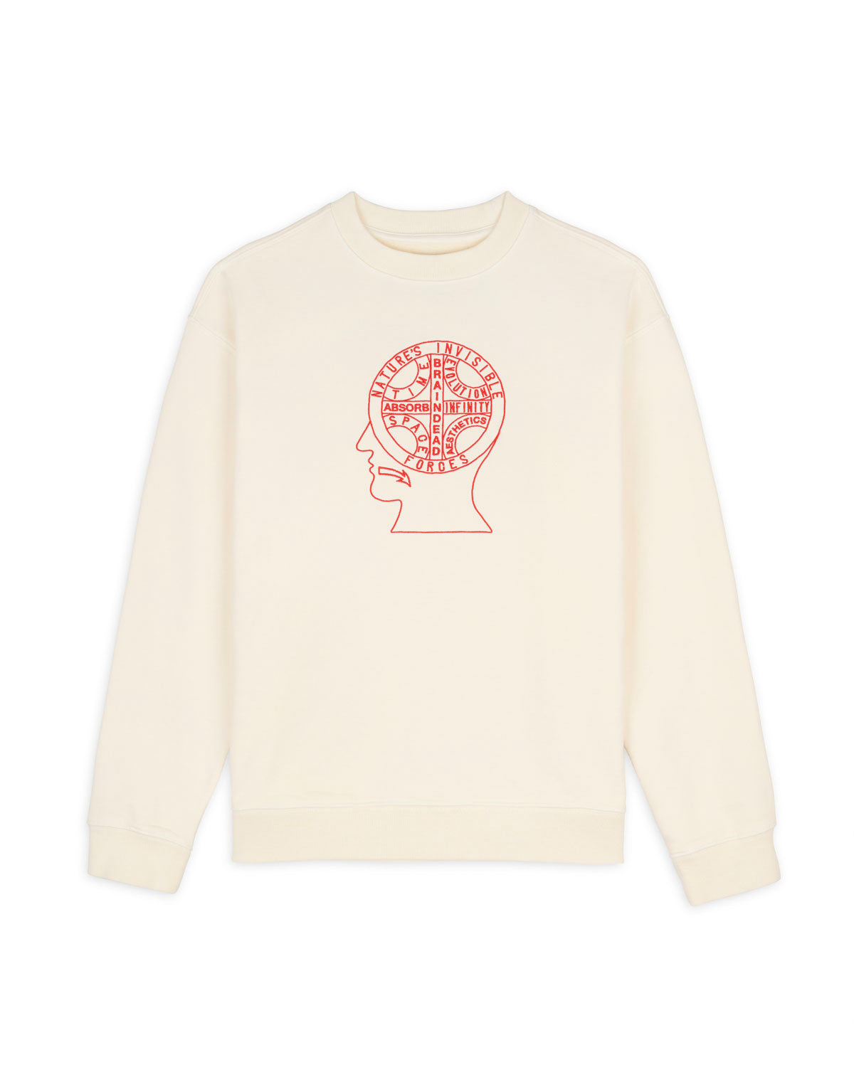 Invisible Forces Crewneck, Cream