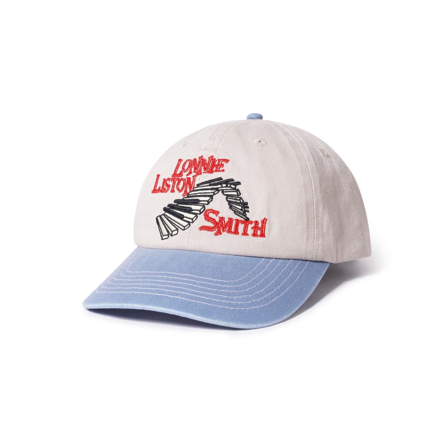 Lonnie 6 Panel Cap, Khaki / Light Blue