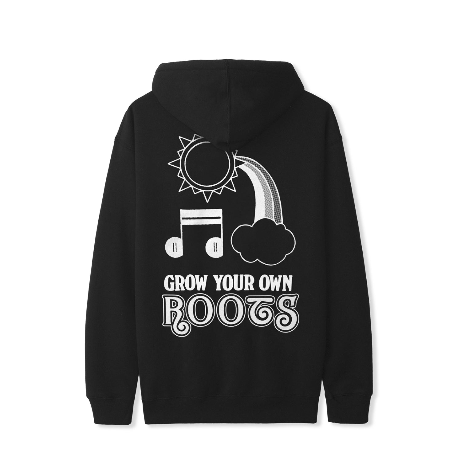 Grow Zip-Thru Hood, Black