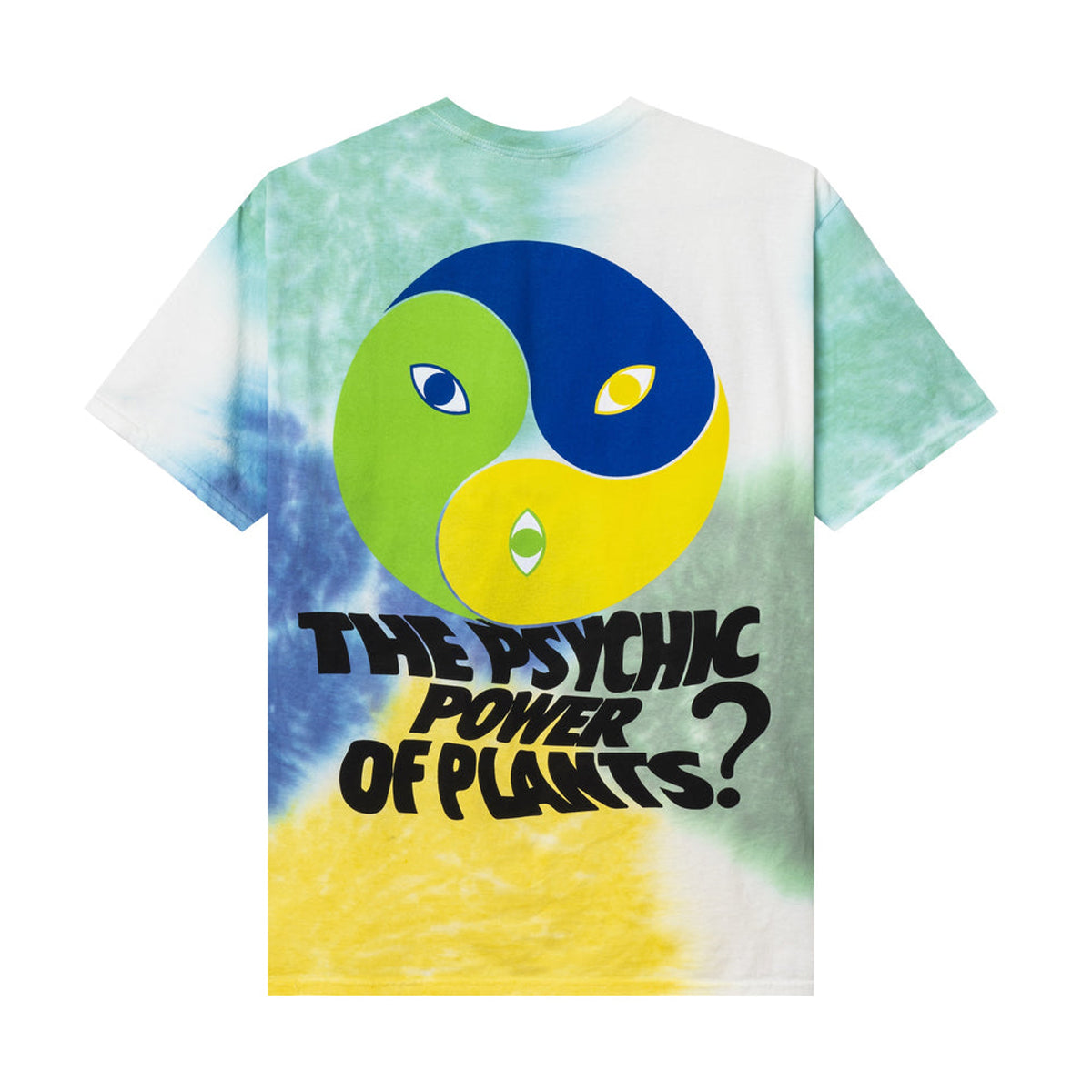 Psychic Plant Tie Dye Tee, Blue / Green