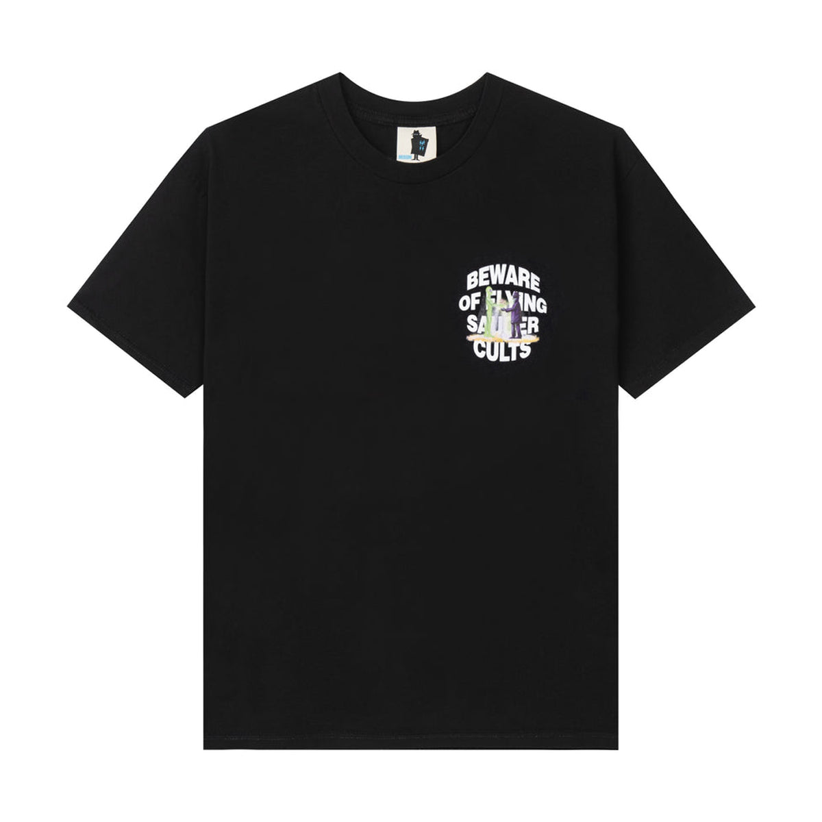 Saucer Cult Tee, Black