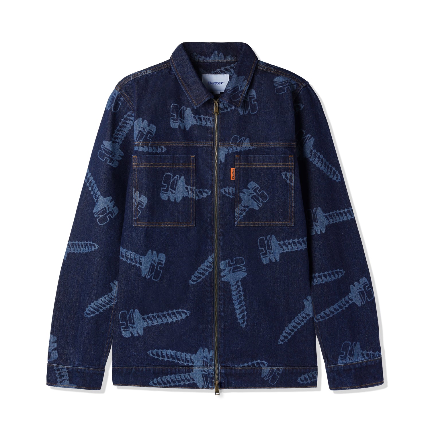 Screw Denim Jacket, Dark Indigo