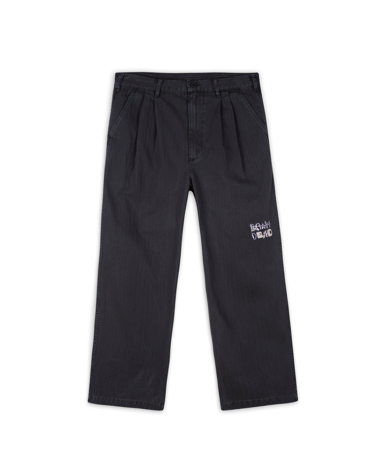 Connections Herringbone Pant, Black