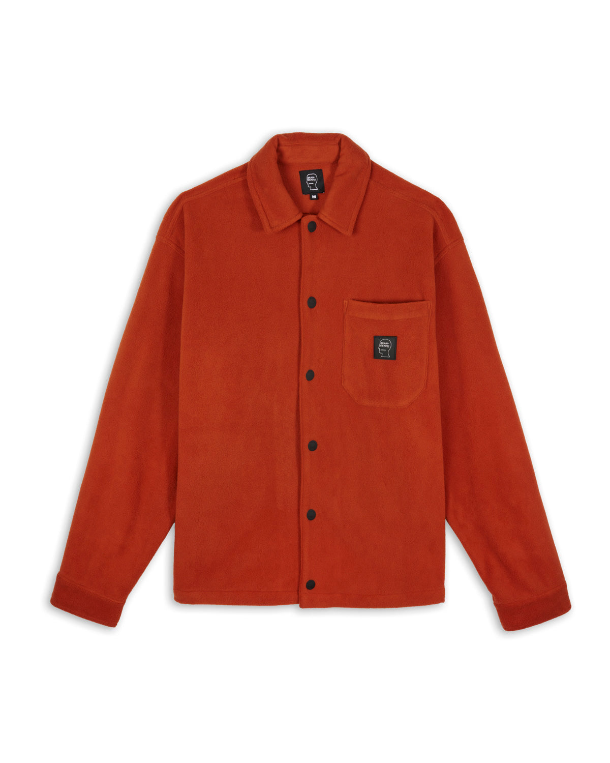 Polar Fleece Climber Shirt, Burnt Orange