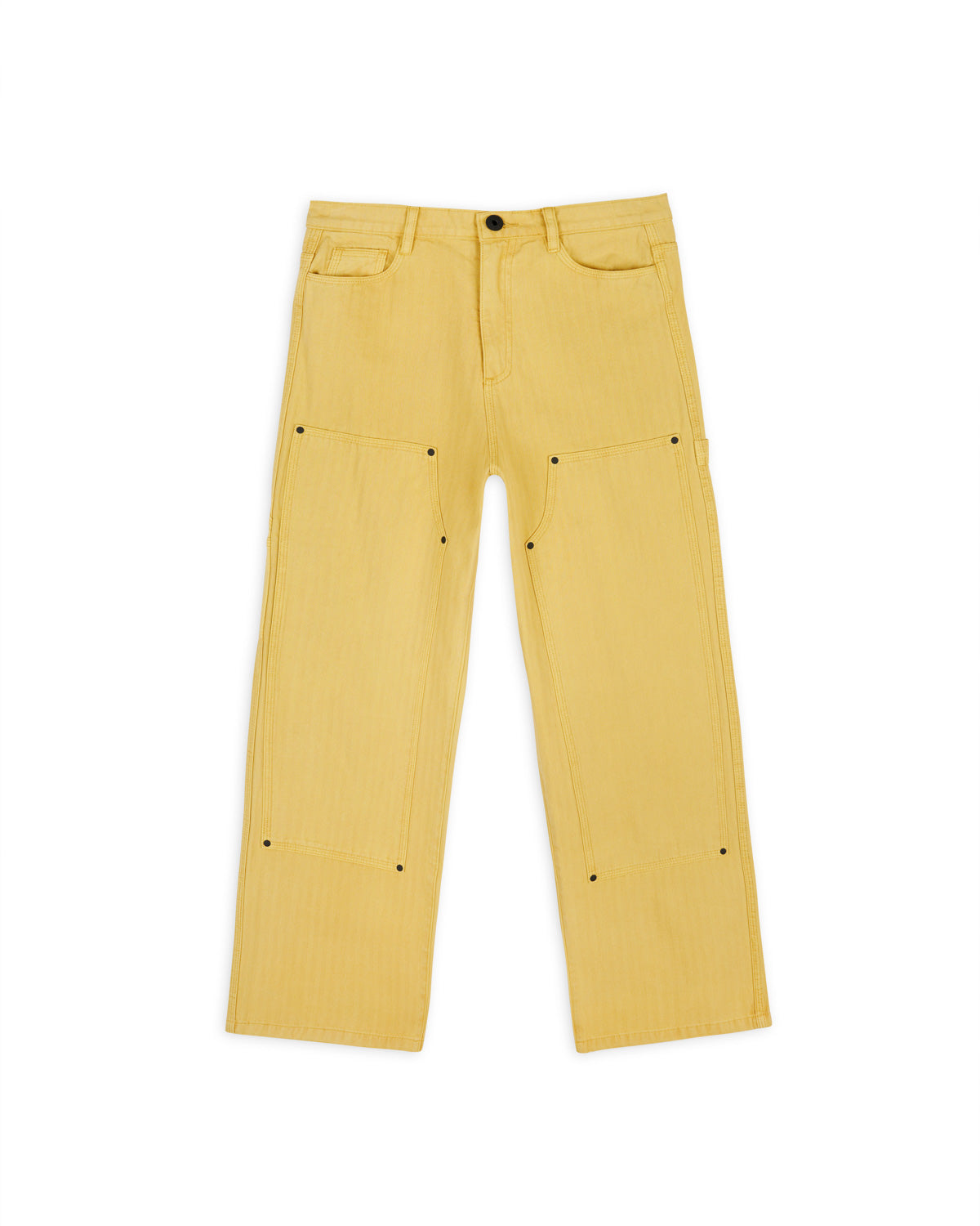 Women's Herringbone Pant, Mustard