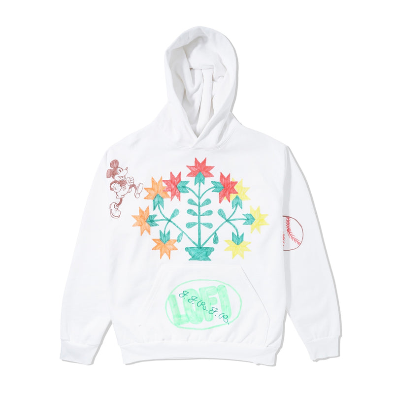 Flowers Pullover Hood (L)