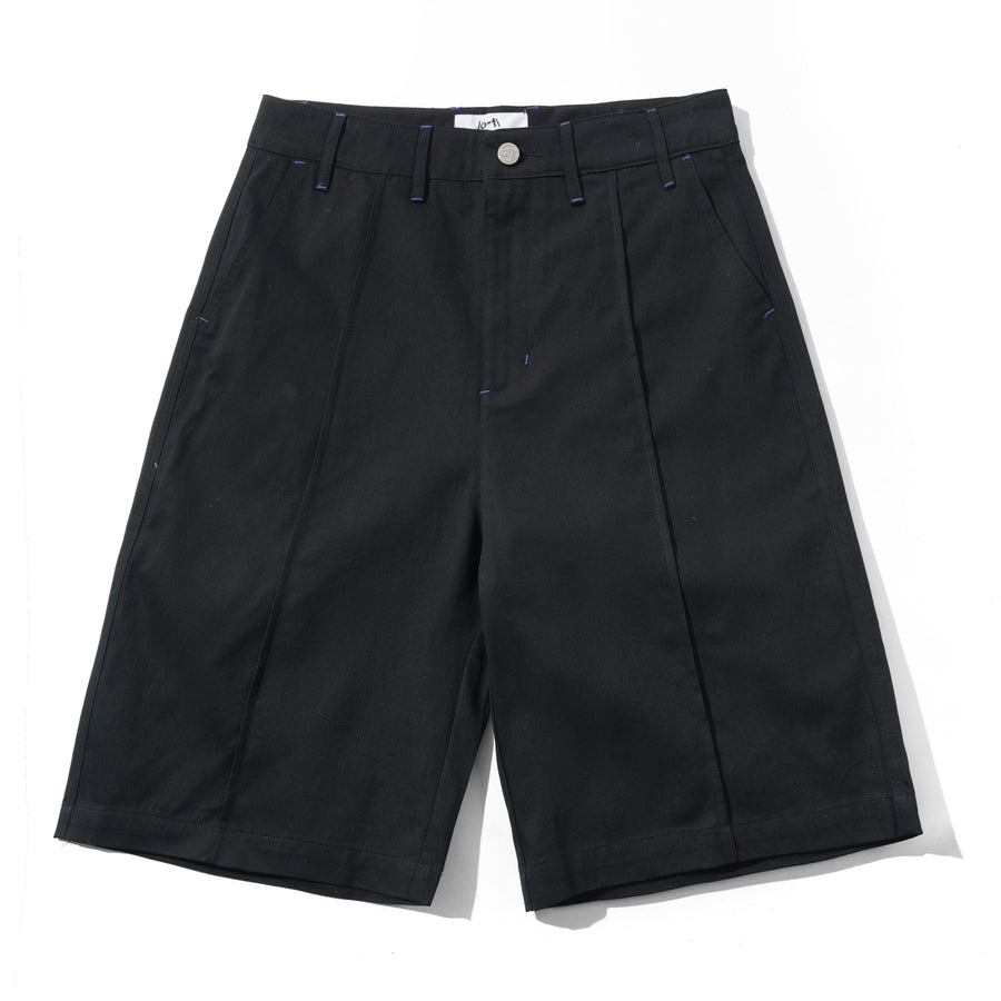 Cotton Pleated Shorts