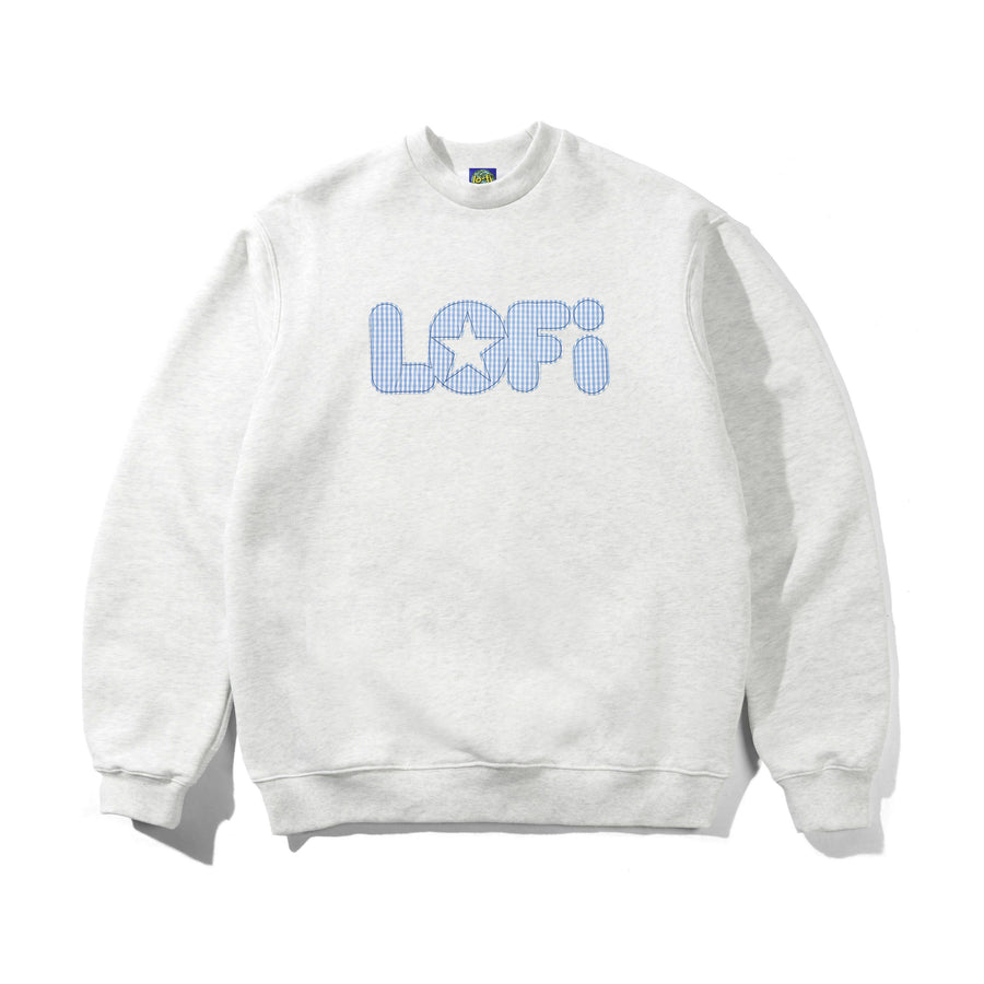 Gingham Applique Crewneck