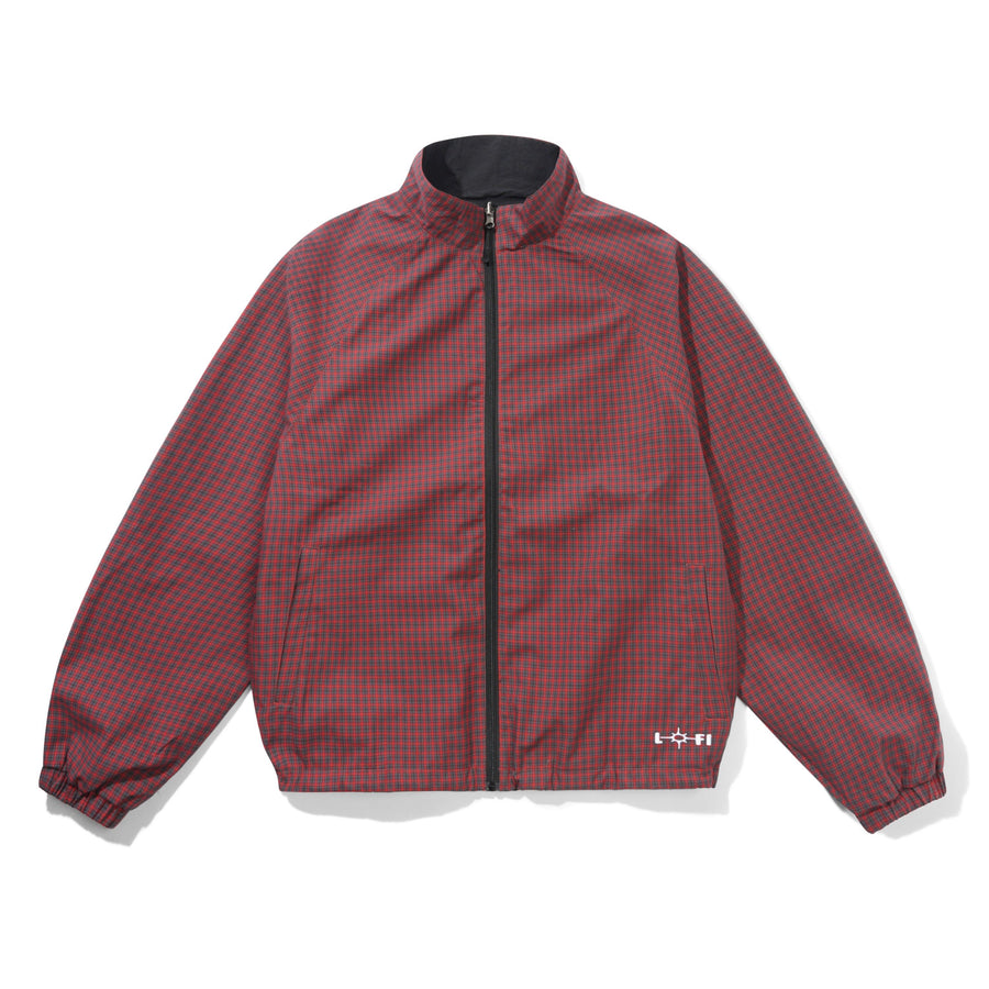 Reversible Plaid Nylon Jacket
