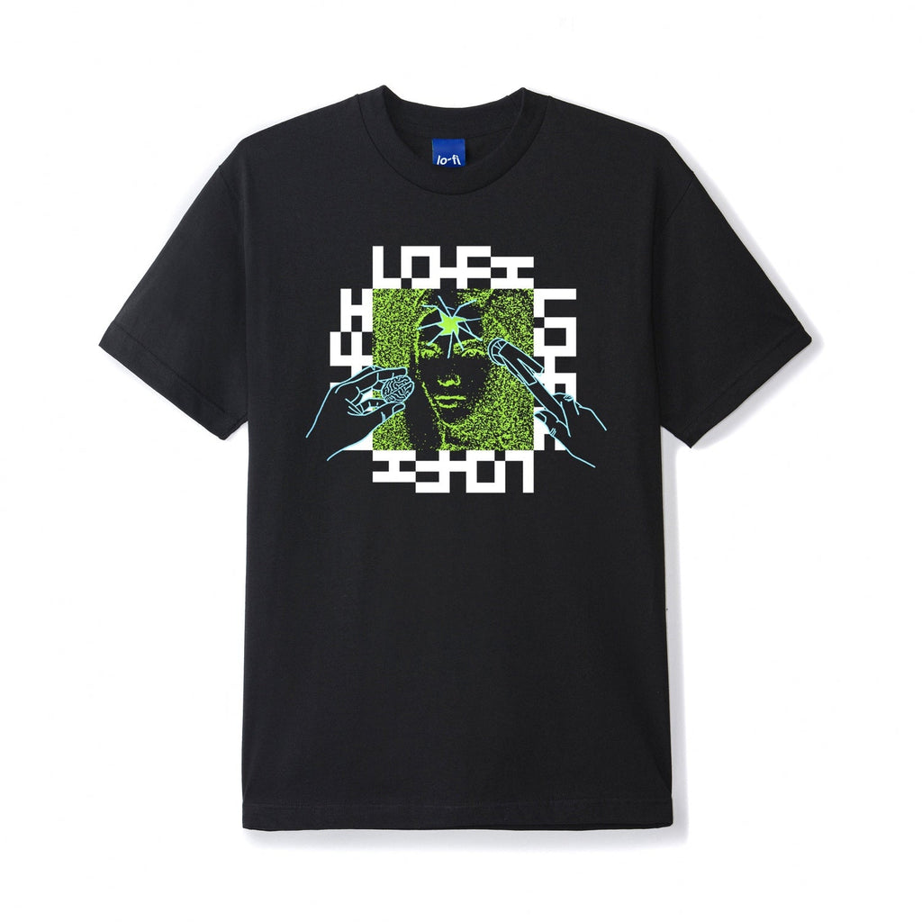 【 Lo-Fi 】Lo-Fi Inflate Tee LO-FI Sports Tee - Faded Black (Size XL)