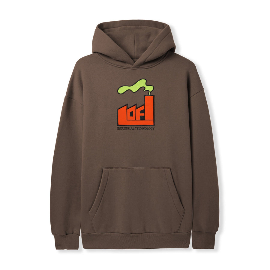 Plume Applique Pullover Hood