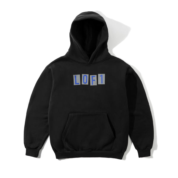 Letterbox Pullover Hood Black