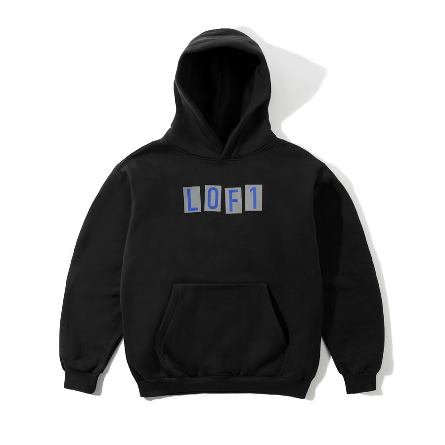 Letterbox Pullover Hood Black