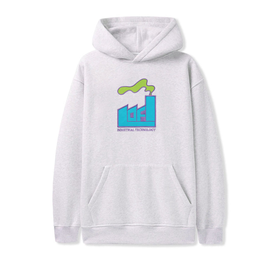 Plume Applique Pullover Hood