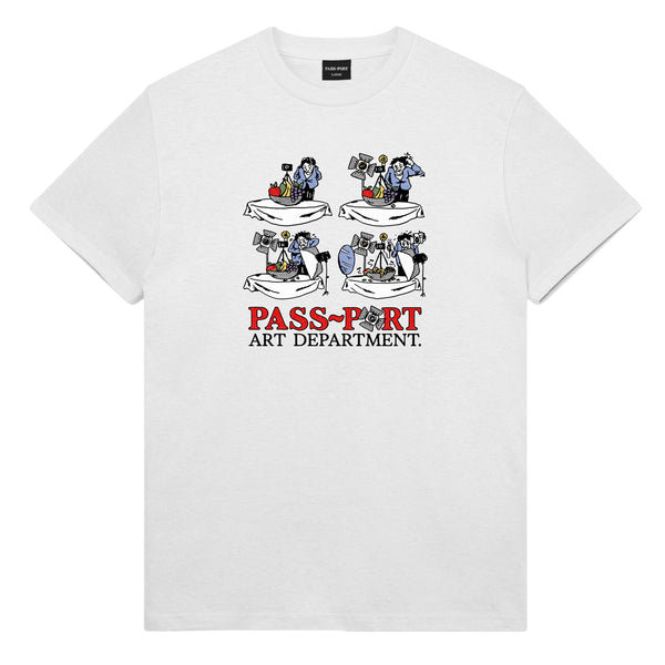 Pass~Port Art Dept. Tee, White
