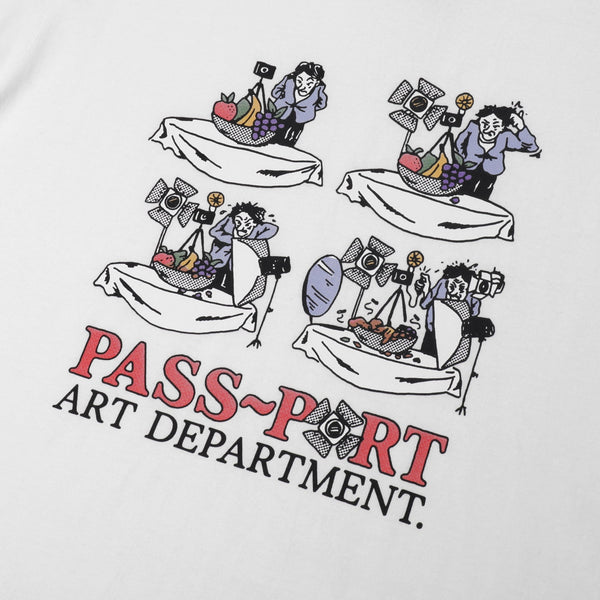 Pass~Port Art Dept. Tee, White