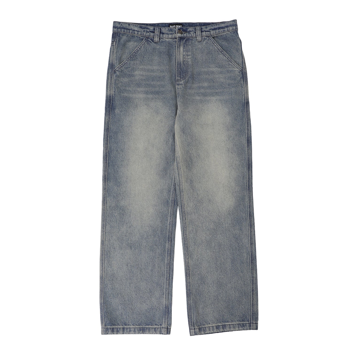 Workers Club Straight Leg Jean, Faded Wash Grey