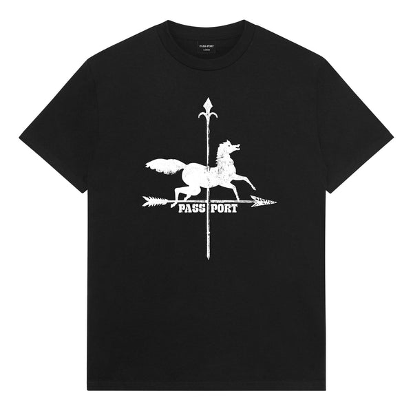 Pass~Port Weathervane Tee, Black