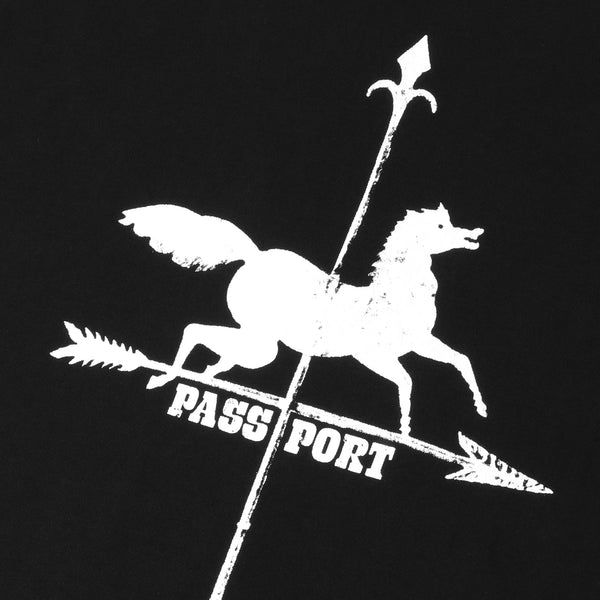 Pass~Port Weathervane Tee, Black