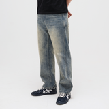 Workers Club Straight Leg Jean, Faded Wash Grey