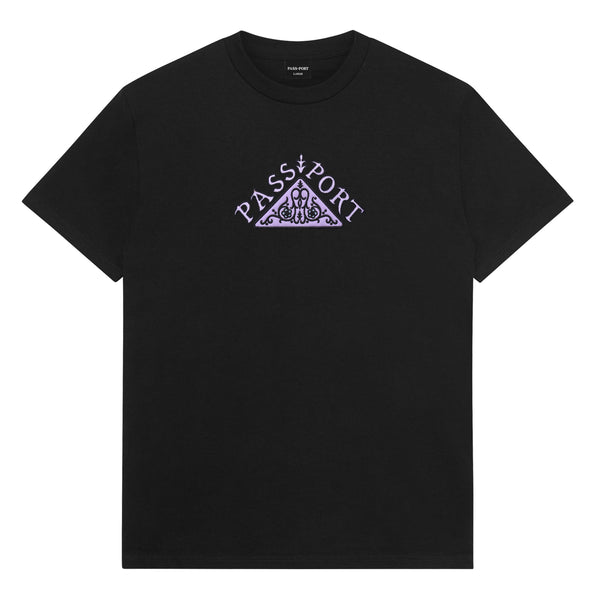 Pass~Port Manuscript Tee, Black