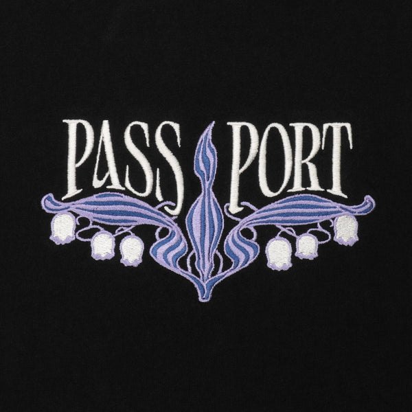 Pass~Port Lily Of The Valley Tee, Black