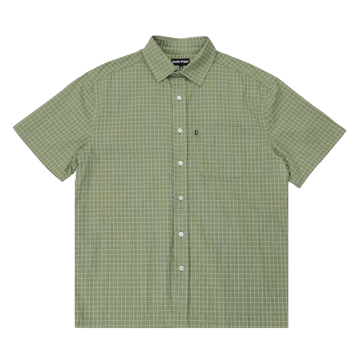 Workers Check S/S Shirt, Sage
