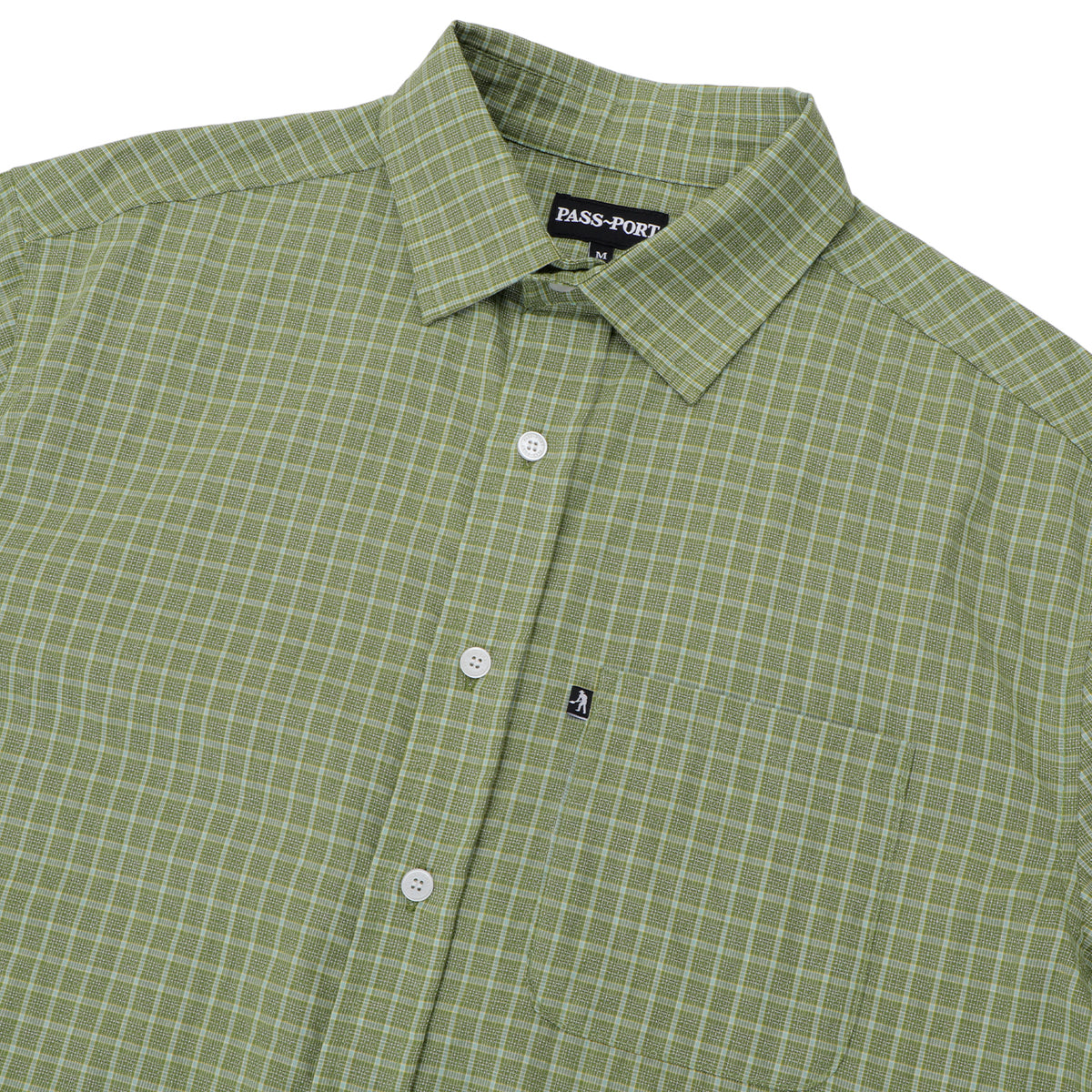 Workers Check S/S Shirt, Sage