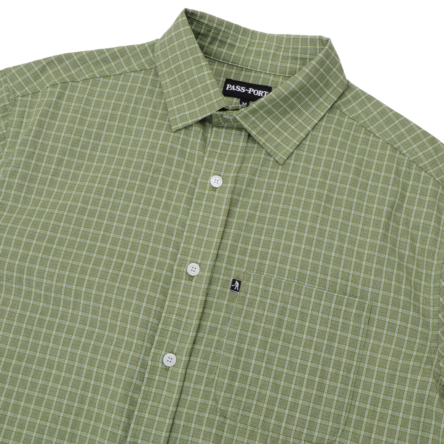 Workers Check S/S Shirt, Sage