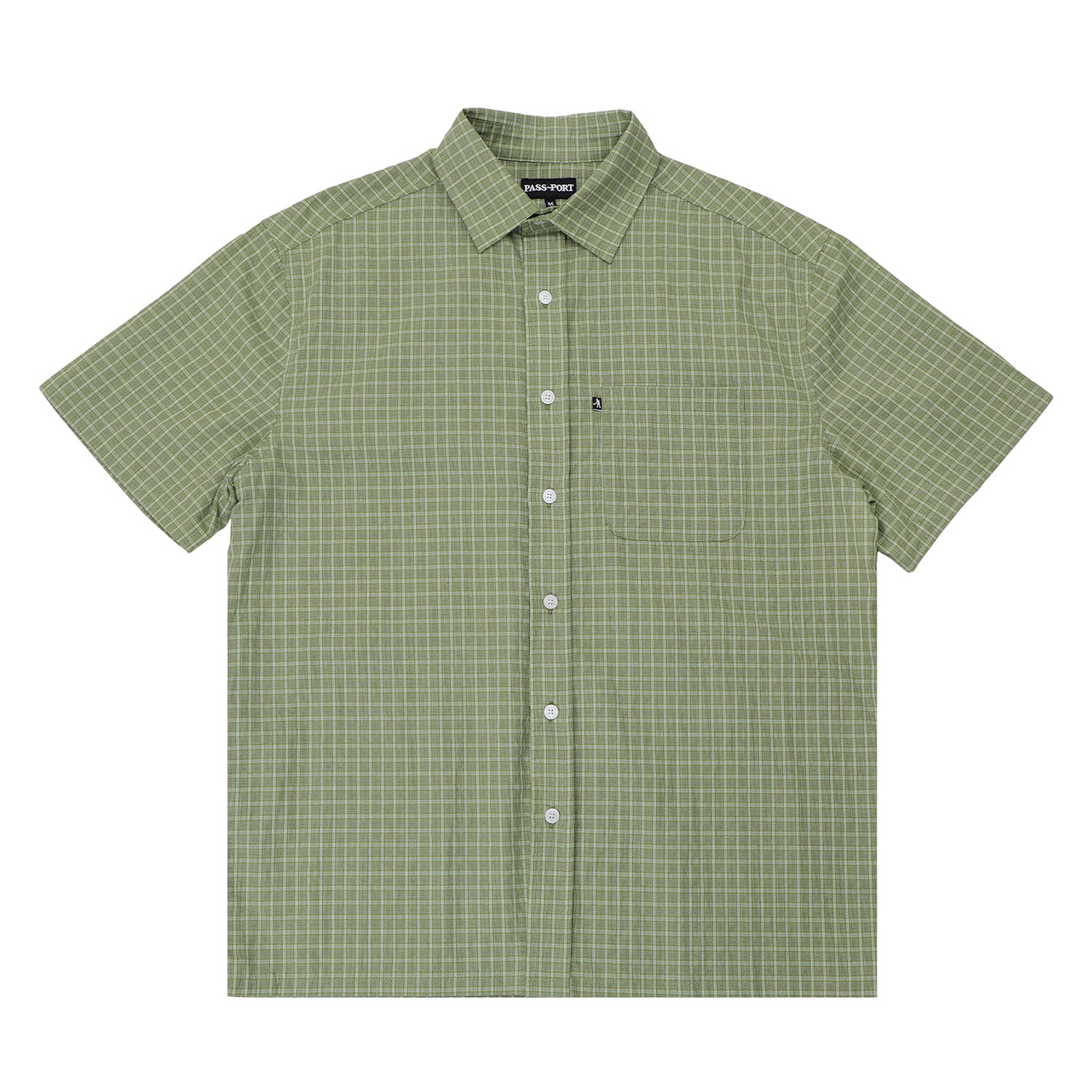 Workers Check S/S Shirt, Sage
