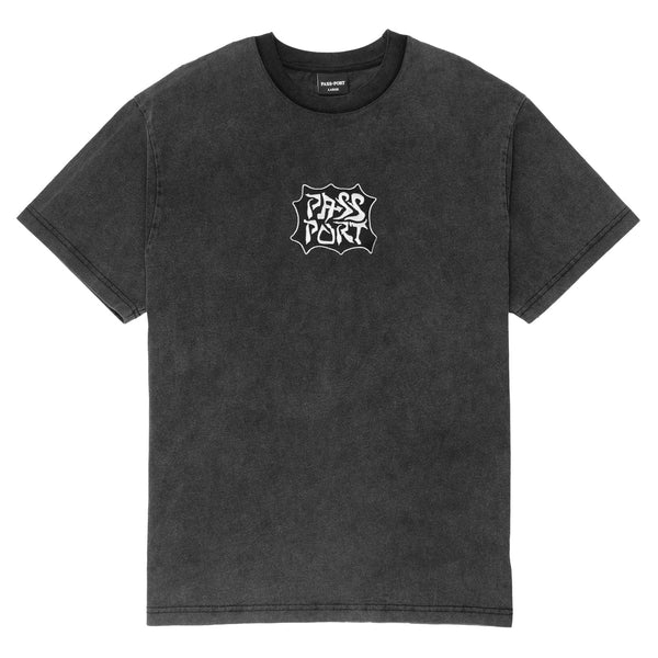 Pass~Port Glyph Tee, Acid Black