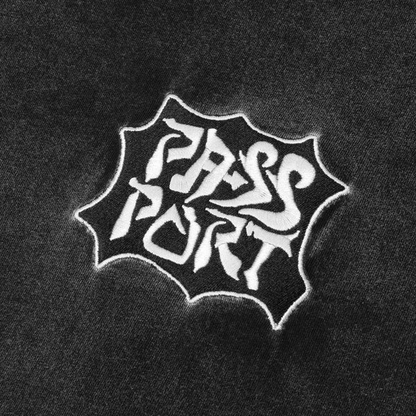 Pass~Port Glyph Tee, Acid Black