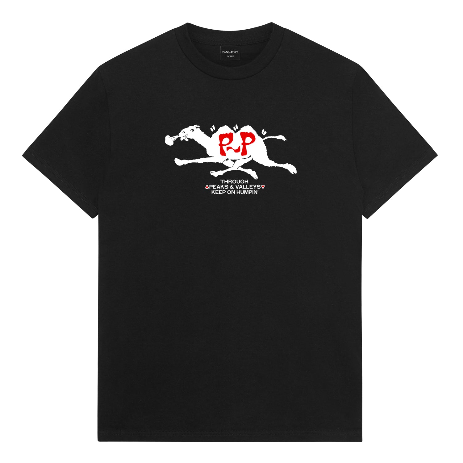 Peaks & Valleys Tee, Black